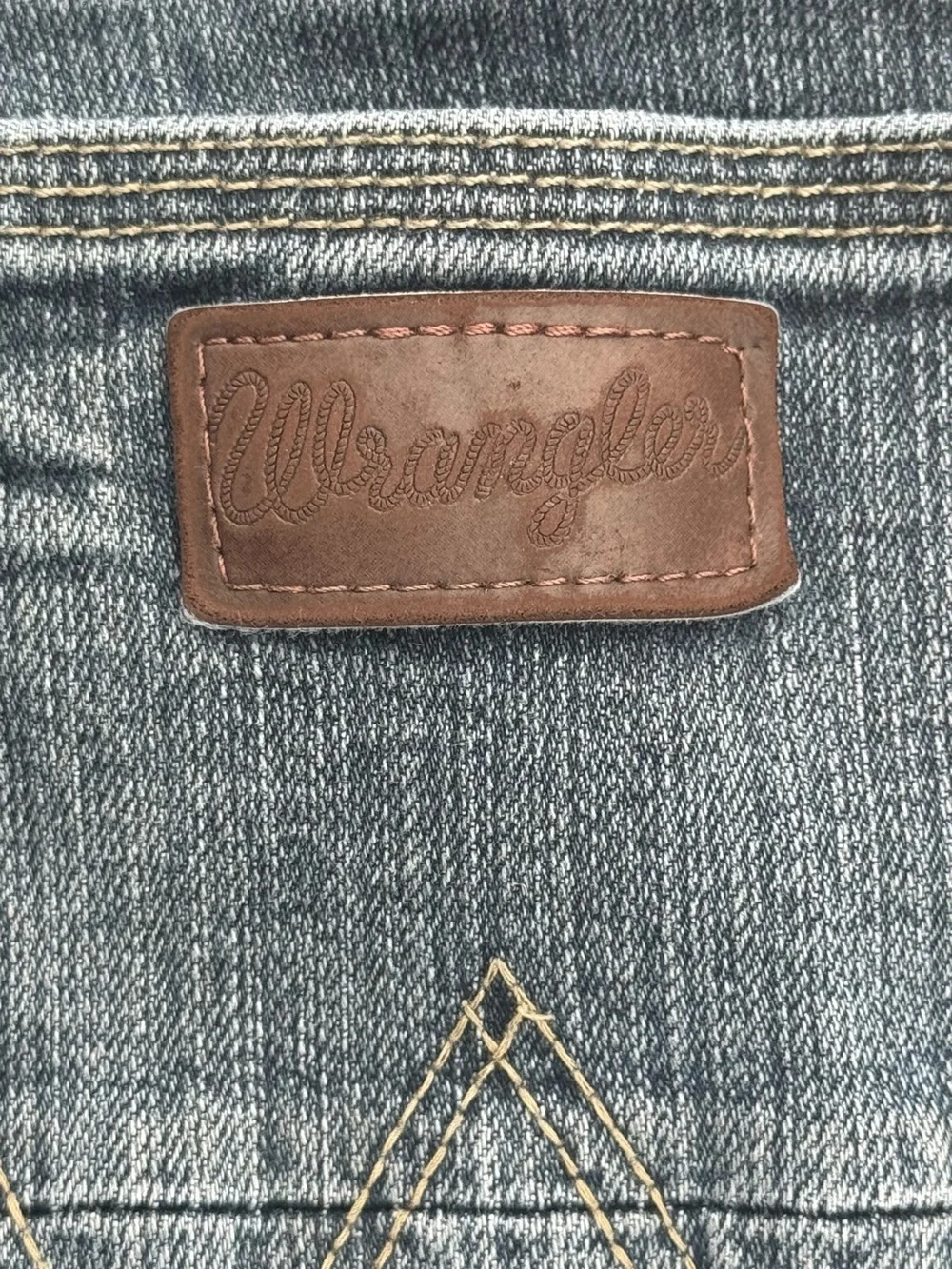 Wrangler Retro Girls Size 12 Adjustable Waist Slim‎ Straight Jeans Denim Regular